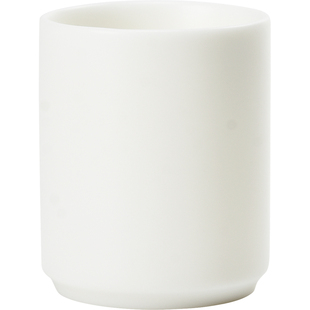 君器羊脂玉白瓷茶杯主人杯高档个人专用小水杯直筒陶瓷杯定制杯子