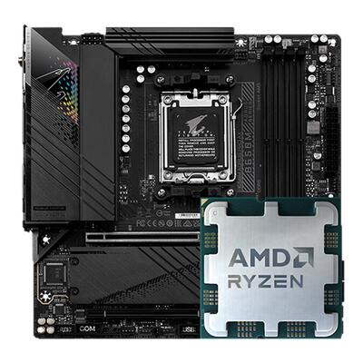 AMD R7 7800X3D散盒搭技嘉B650M冰小雕铭瑄B850华擎X870主板U套装