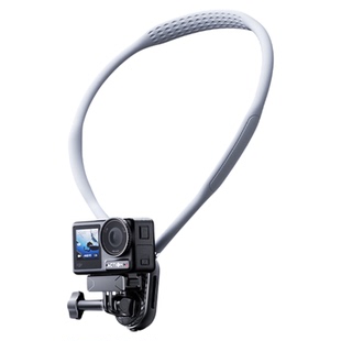 挂脖手机支架2026新款第一人称视角拍摄设备适用大疆action5pro/4/3胸前穿戴式专业直播防抖运动相机vlog骑行