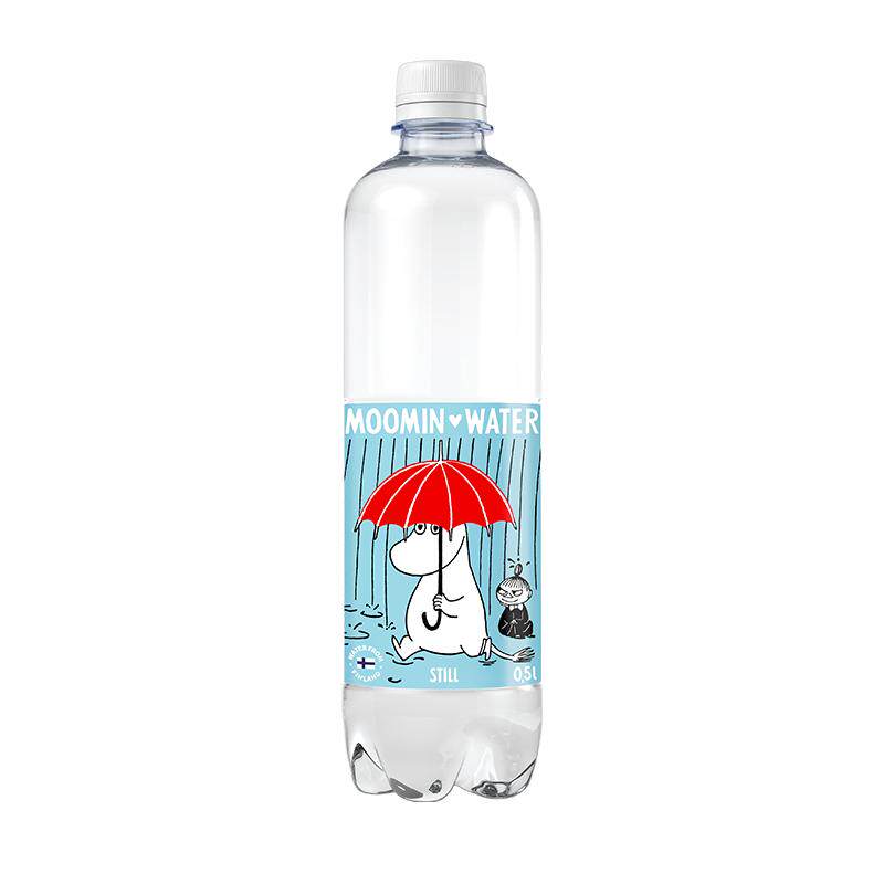 Moomin芬兰进口天然矿物质纯净水500ml*12矿物质 纯净清冽 0糖0脂
