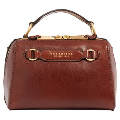 The Bridge/桥牌 新品LAURA系列女精致复古小巧单肩手提波士顿包
