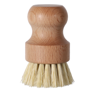 出口版天然剑麻洗锅刷厨房大铁锅唰家用清洁碗碟擦实木洗海产刷子