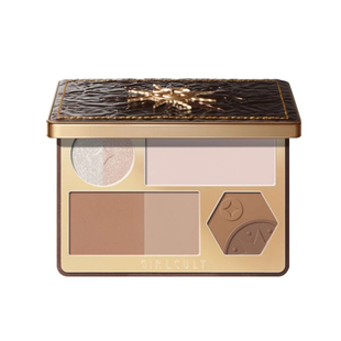 Girlcult面部综合盘本草纲目桃花腮红高光修容提亮阴影一体盘哑光