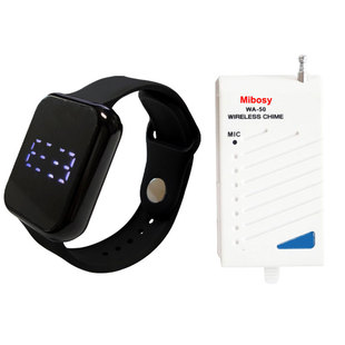 Mibosy无线婴儿宝宝房间哭声提醒器监护看护器老人病人呼叫器振动