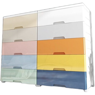 36/70CM宽抽屉式收纳柜家用塑料婴儿童衣柜宝宝柜子储物柜整理箱