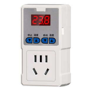 数显智能温控插座控温开关暖气锅炉温度控制器鱼缸宠物加热温控器