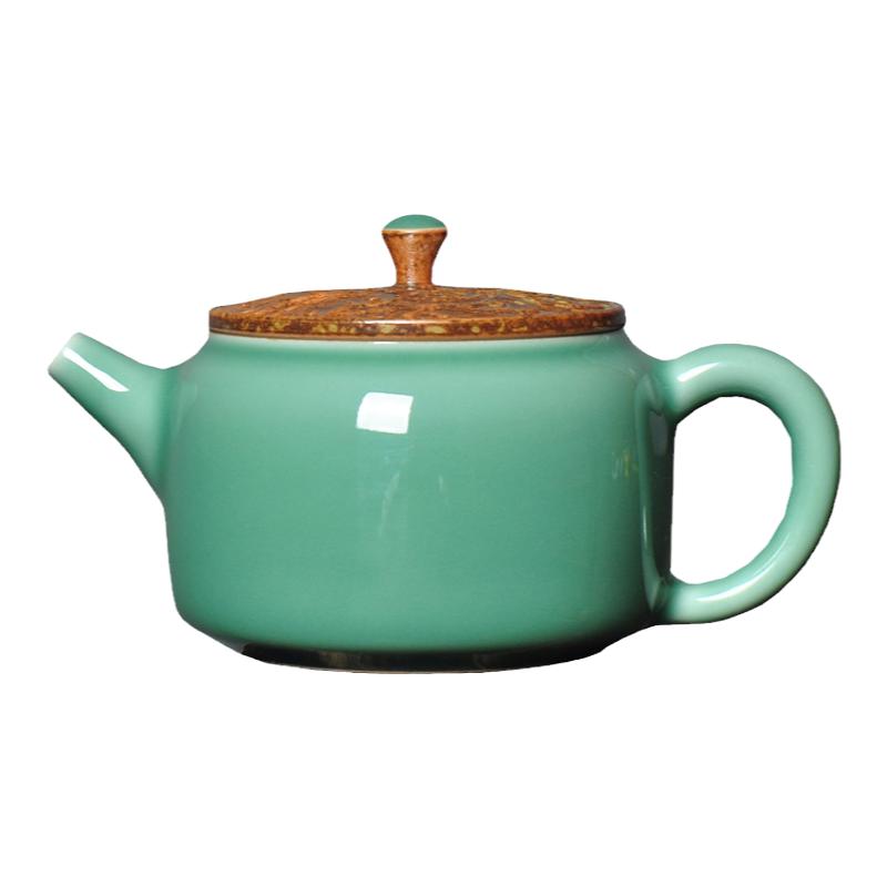 青瓷祥云纹功夫茶具泡茶壶茶具