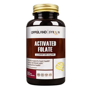 OPPULAND活性叶酸片中老年人复合维生素B12同型半胱氨酸正品进口