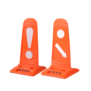 EVA分道体TPU道路施工警示标志安全隔离反光分道标交通车辆导向标