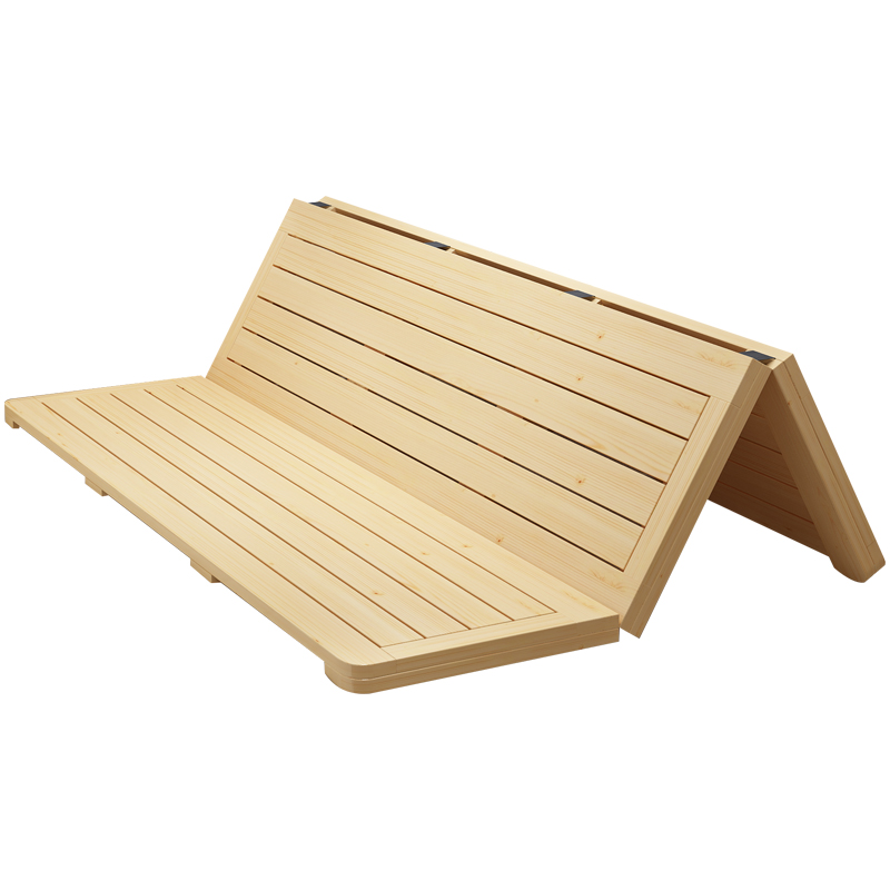 定制实木折叠硬床板沙发木板垫1.5松木单人护腰床铺板1.8米排骨架