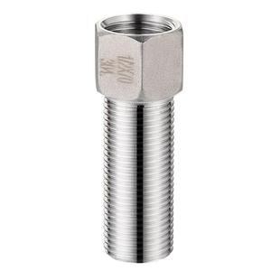 304不锈钢4分内外丝直接延长管转换接头补芯dn15加长水龙头配件