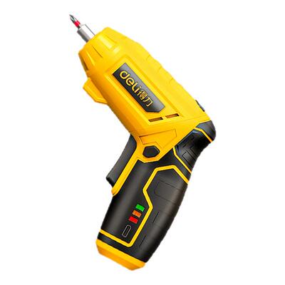得力电动螺丝刀充电式家用小型起子机多功能电批锂电电钻工具套装