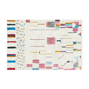 楼兰美惠 北欧摩洛哥地毯民族风卧室客厅加厚柔软地毯地垫床边毯