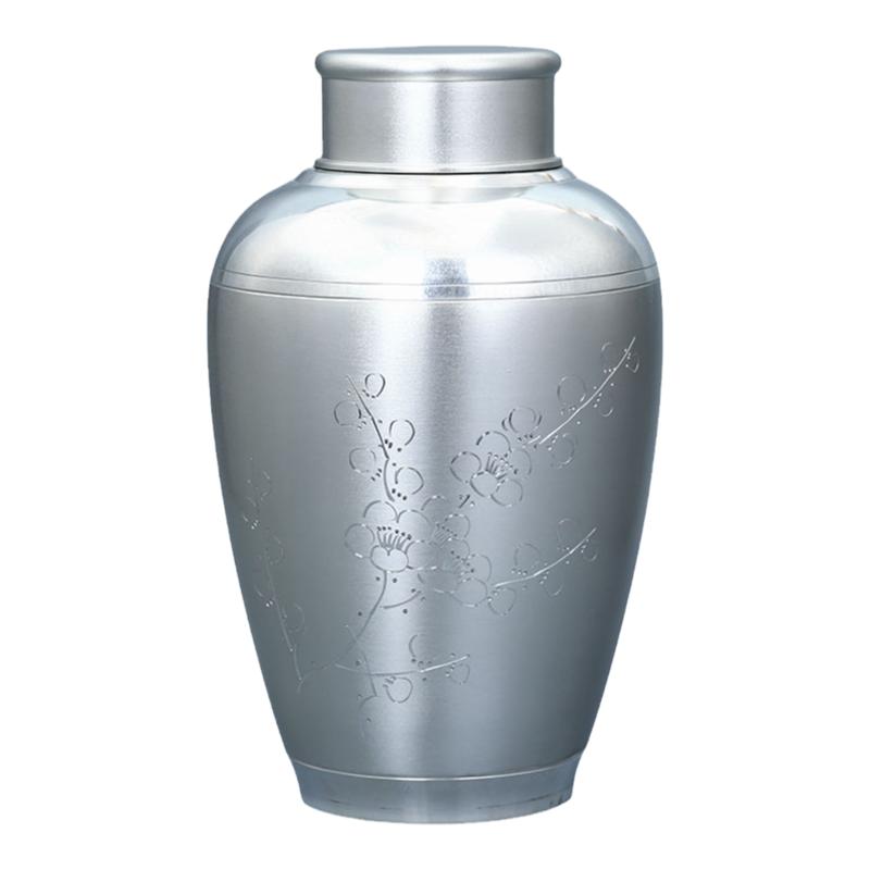 清库个旧手工999纯锡茶叶罐锡器