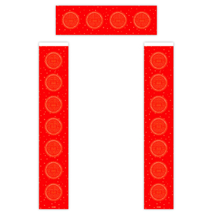 白头对联纸手写空白对联纸潮汕地区专用春联纸加厚100克不褪色