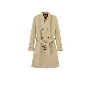 【自营】Hugo Boss男士中长款风衣大衣外套 50535072