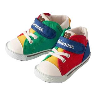 日潮MIKI HOUSE 日本制抗菌款宝宝学步鞋一段二段童鞋板鞋