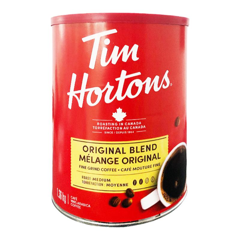 TimHortons咖啡粉中度烘焙过滤