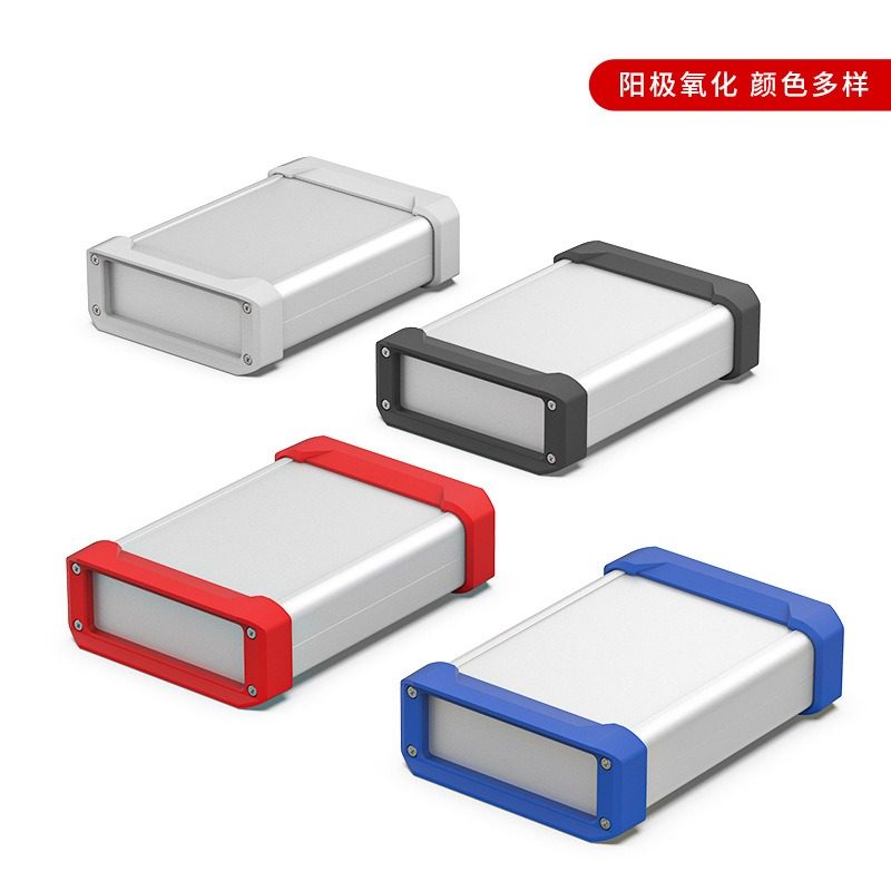 防摔铝合金外壳方形接线盒外壳屏幕变频器壳体仪表控制器PCB铝放