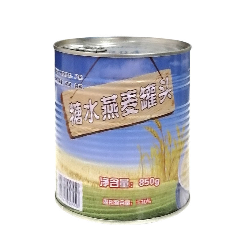 名忠燕麦罐头850g*12商用甜品