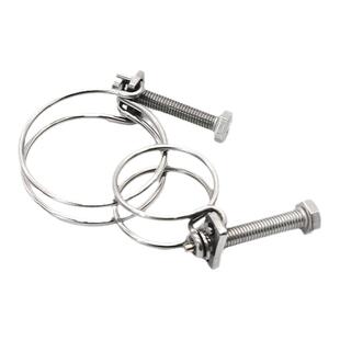 304不锈钢钢丝箍 201双钢丝喉箍 130 150 160 170 180 210 管箍