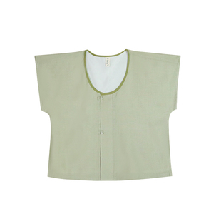 溪亭消夏 清水溪汉服女装改良唐背子夏款新中式短袖内搭日常宋裤