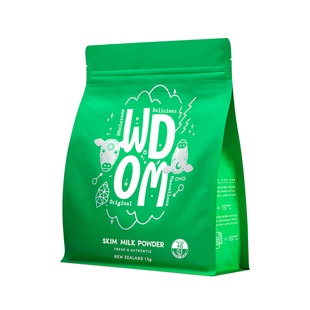 新西兰进口WDOM渥康脱脂奶粉高钙高蛋白成年中老年学生早餐奶1kg