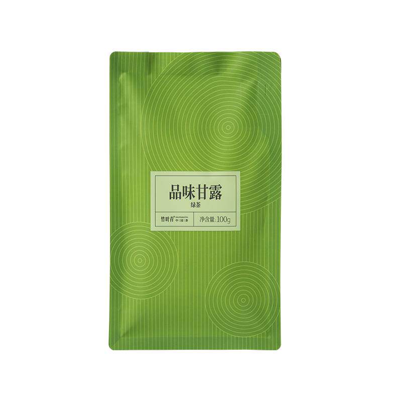 竹叶青品味牌茶叶一级绿茶品味甘露峨眉高山袋装100g自己喝口粮茶