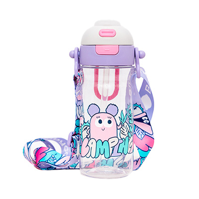 babycare儿童水杯直饮吸管双盖