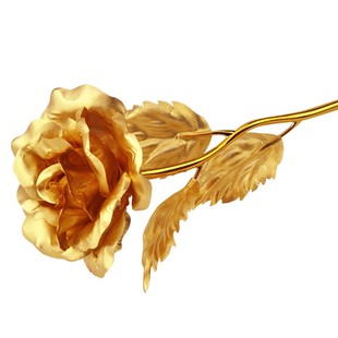 金玫瑰24k玫瑰花金箔金花生日创意送女生女友老婆圣诞情人节礼物