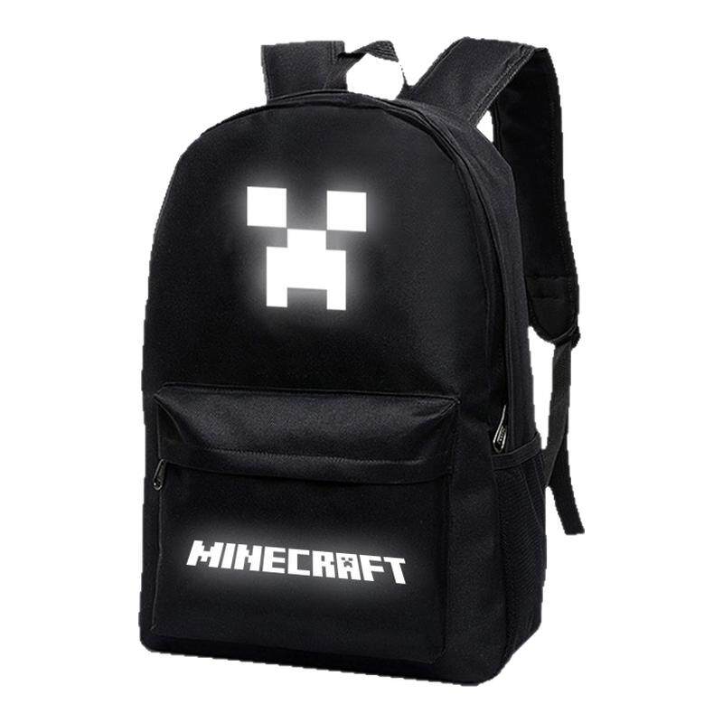 游戏Minecraft 我的世界双肩包简约休闲背包百搭时尚电脑手提书包