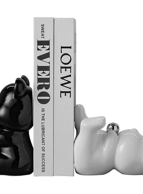 暴力熊书档摆件轻奢高档家居装饰