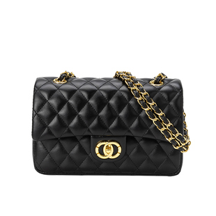 2025新款大牌高级感小香风波菱格链条包女斜挎单肩手提马蒙包包