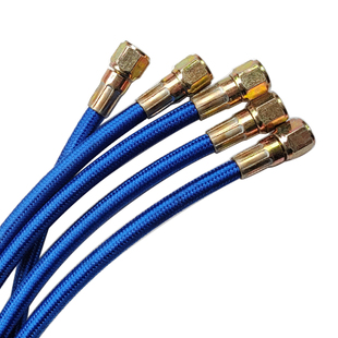 铁氟龙管模温机水管油管注塑机不锈钢编织模具耐高温双层棉防烫管