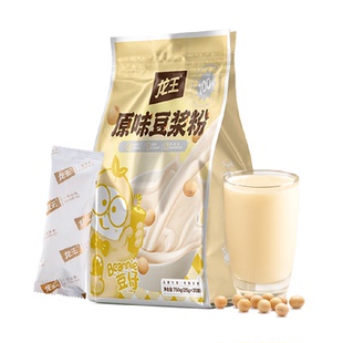 龙王原味豆浆粉家庭装750g儿童孕妇学生高蛋白营养早代餐速溶冲饮