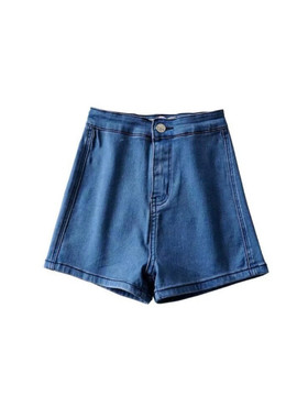 蜜桃臀高腰夏季薄款牛仔短裤
