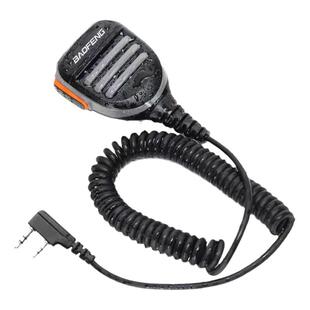 宝锋uv5r对讲机肩咪车载话筒防水手咪宝峰uv9r对机讲夹边天线配件