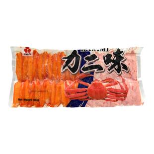 纪文力二味蟹柳500g泰国进口蟹棒蟹柳松叶鱼柳蟹柳蟹腿肉手撕蟹柳