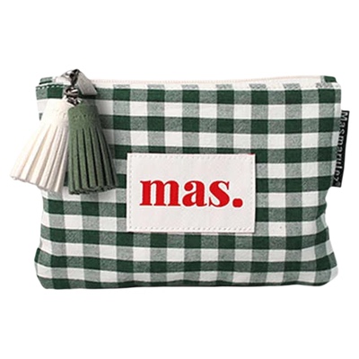 MASMARULEZ原创韩国直邮化妆包收纳包 Basic pouch Spring Green