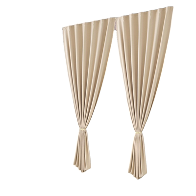 【100%全遮光！】魔术贴简易窗帘