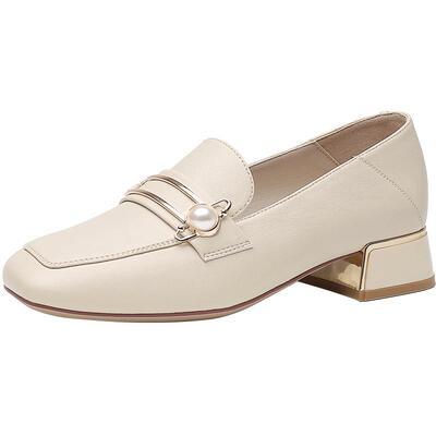 大东乐福鞋方头套脚女鞋