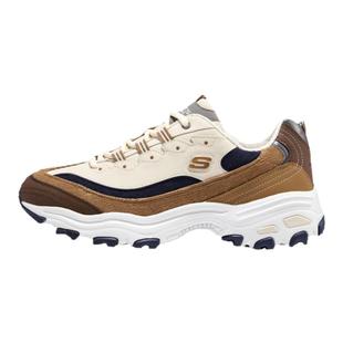 Skechers斯凯奇男鞋秋冬季款复古老爹鞋摩卡可可运动休闲熊猫鞋