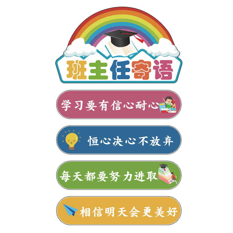 班主任寄语班级装饰文化