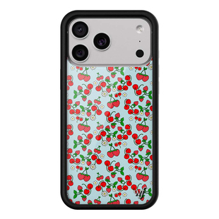Wildflower浆果乐园手机壳Baby Berries适用苹果iPhone17/16/15/14/Pro/Max硬壳全包保护套防摔wf复古樱桃