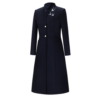 衣研堂酒店经理工作服毛呢外套女行政商务正装售楼部4S店呢子大衣