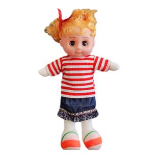 布娃娃音乐公仔眨眼儿童玩具怀旧复古儿时可爱幼儿园女版公主玩偶