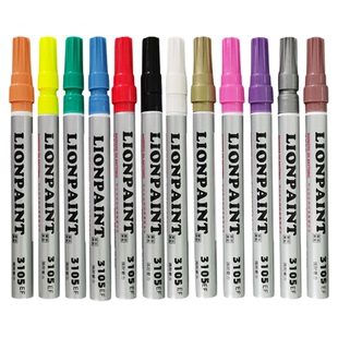 狮牌3105精细油漆笔 环保油漆笔0.7耐酸碱耐酒精高温日本墨水笔尖