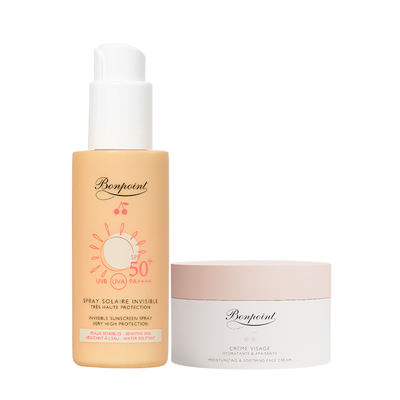 Bonpoint防晒喷雾面霜组合