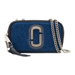 【新年特惠】MARC JACOBS/莫杰 SNAPSHOT 丹宁牛仔链条斜挎相机包