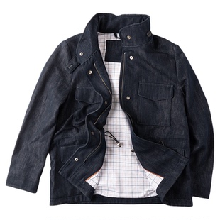 COCO ZONE 刘一一“旅行者”棉莱赛尔混纺老钱风牛仔外套CD2A2391